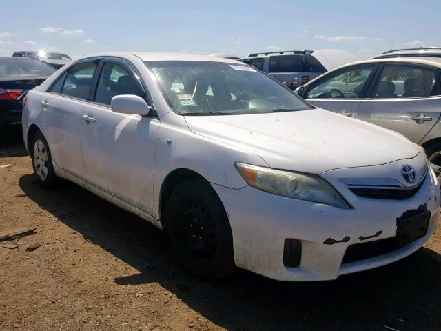 4T1BB3EK7AU115683 - 2010 TOYOTA CAMRY HYBR WHITE photo 1