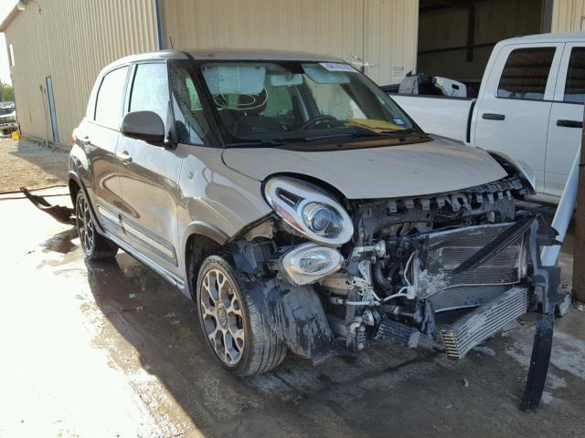 ZFBCFADH7FZ031237 - 2015 FIAT 500L TREKK TAN photo 1