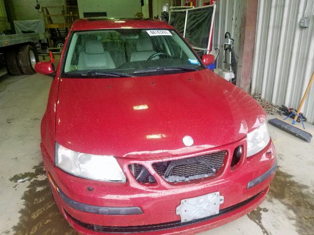 YS3FD59Y561116004 - 2006 SAAB 9-3 RED photo 9