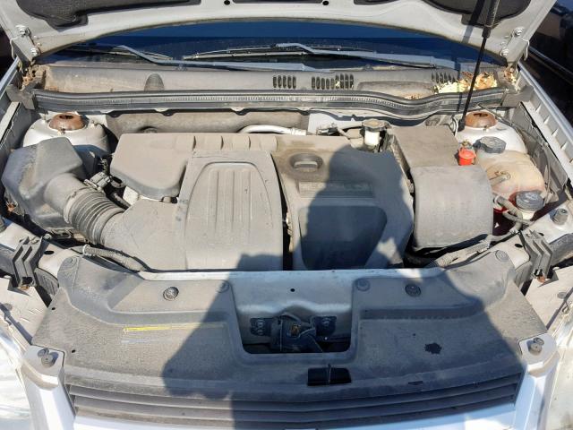 1G1AK52F757661772 - 2005 CHEVROLET COBALT SILVER photo 7