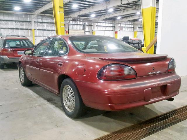 1G2WJ52K0YF244666 - 2000 PONTIAC GRAND PRIX RED photo 3