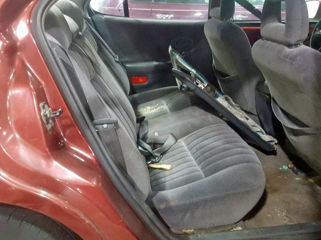 1G2WJ52K0YF244666 - 2000 PONTIAC GRAND PRIX RED photo 6