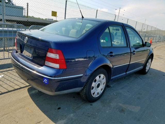 3VWRA69M34M076695 - 2004 VOLKSWAGEN JETTA GL BLUE photo 4