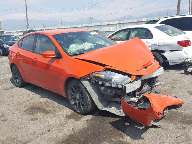 1C3CDFBB9FD310642 - 2015 DODGE DART SXT ORANGE photo 1