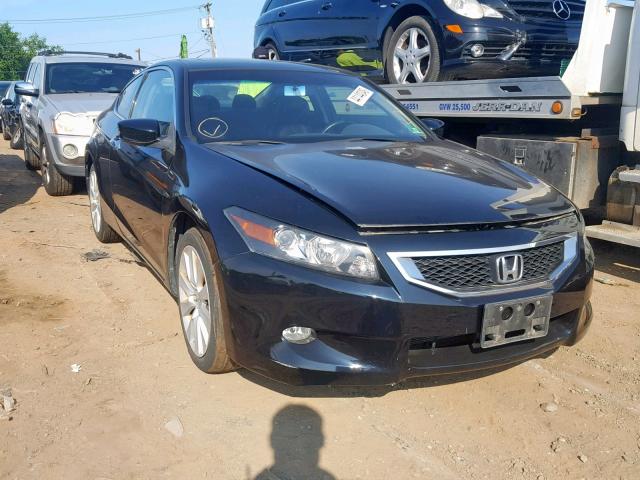 1HGCS22818A001123 - 2008 HONDA ACCORD EXL BLACK photo 1