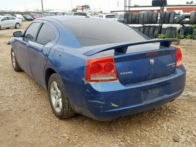 2B3KA33V19H532480 - 2009 DODGE CHARGER SX BLUE photo 3