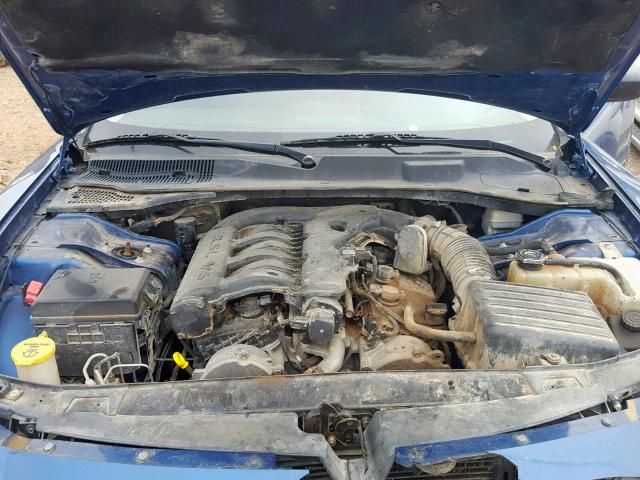 2B3KA33V19H532480 - 2009 DODGE CHARGER SX BLUE photo 7