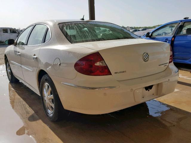 2G4WD582761223730 - 2006 BUICK LACROSSE C WHITE photo 3