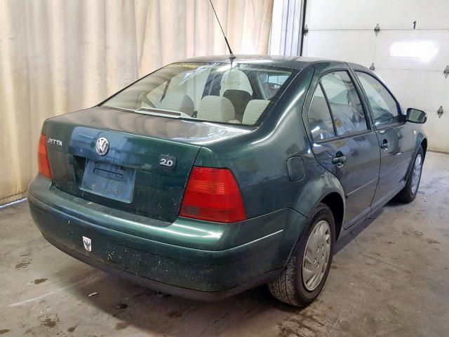 3VWSC29M1YM025741 - 2000 VOLKSWAGEN JETTA GLS GREEN photo 4