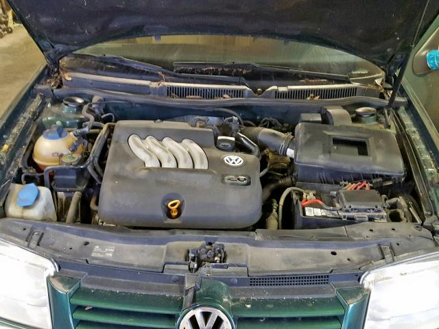 3VWSC29M1YM025741 - 2000 VOLKSWAGEN JETTA GLS GREEN photo 7