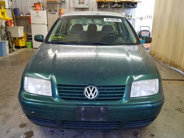 3VWSC29M1YM025741 - 2000 VOLKSWAGEN JETTA GLS GREEN photo 9