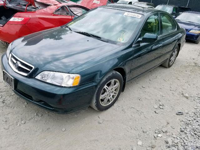 19UUA5647XA001416 - 1999 ACURA 3.2TL GREEN photo 2