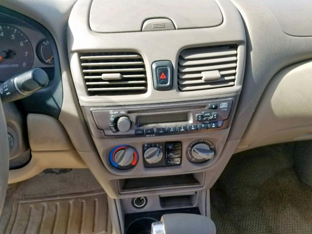 3N1CB51D41L468312 - 2001 NISSAN SENTRA XE WHITE photo 9