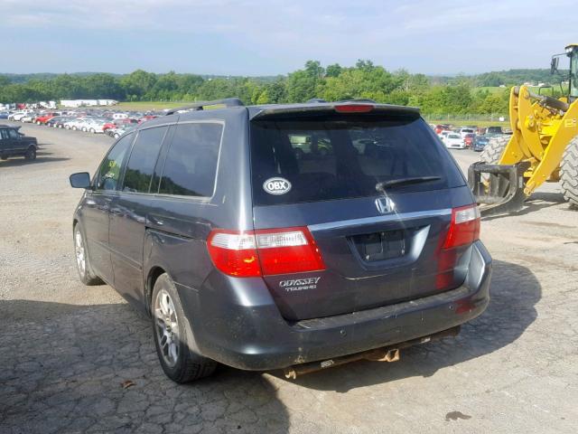 5FNRL38846B074896 - 2006 HONDA ODYSSEY TO BLUE photo 3