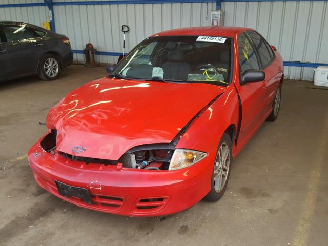 1G1JC524827374965 - 2002 CHEVROLET CAVALIER B RED photo 2