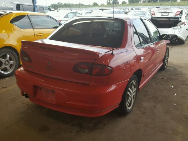 1G1JC524827374965 - 2002 CHEVROLET CAVALIER B RED photo 4