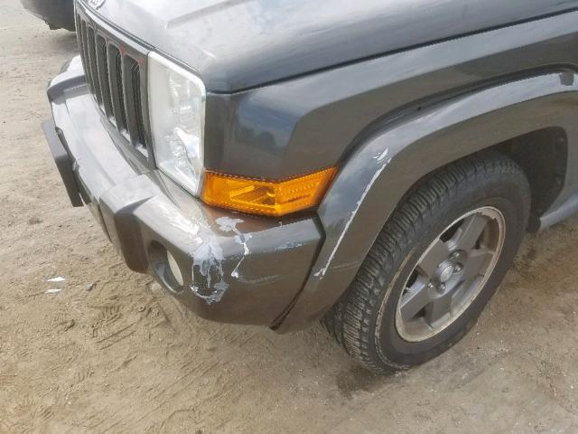 1J8HG48K46C209124 - 2006 JEEP COMMANDER 绿色 照片 9