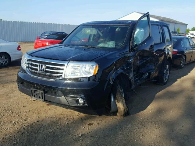 5FNYF4H32FB038217 - 2015 HONDA PILOT SE BLACK photo 2