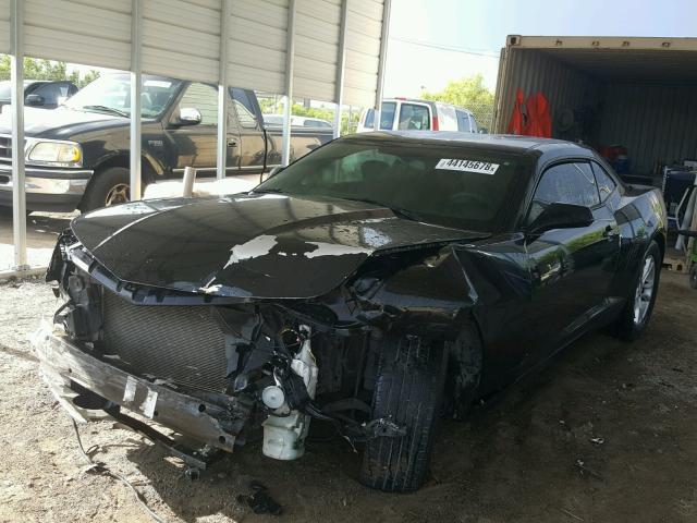 2G1FA1E31E9236243 - 2014 CHEVROLET CAMARO LS BLACK photo 2