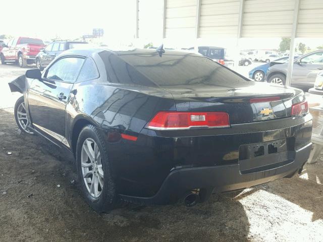 2G1FA1E31E9236243 - 2014 CHEVROLET CAMARO LS BLACK photo 3