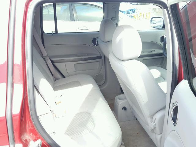 3GNDA13DX6S645637 - 2006 CHEVROLET HHR LS MAROON photo 6