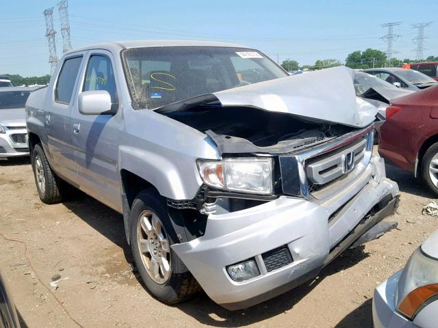 5FPYK164X9B101355 - 2009 HONDA RIDGELINE SILVER photo 1