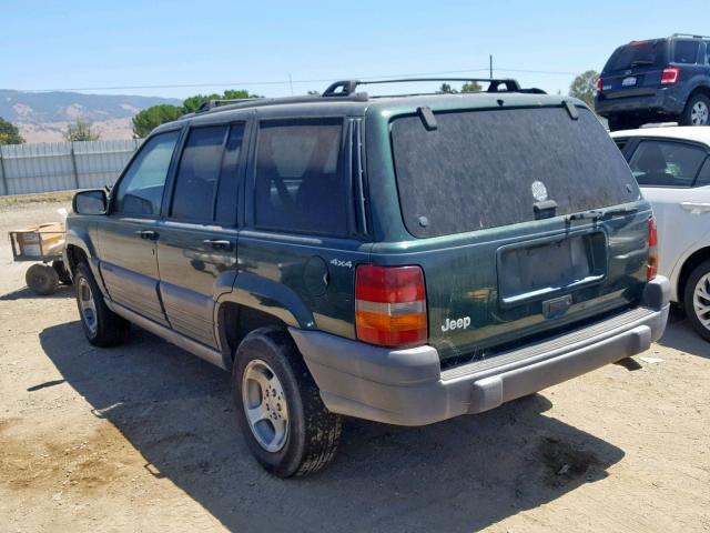 1J4GZ58S0VC512252 - 1997 JEEP GRAND CHER GREEN photo 3