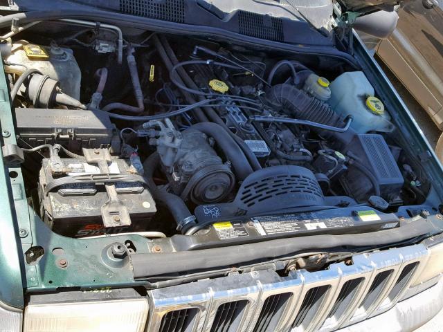 1J4GZ58S0VC512252 - 1997 JEEP GRAND CHER GREEN photo 7