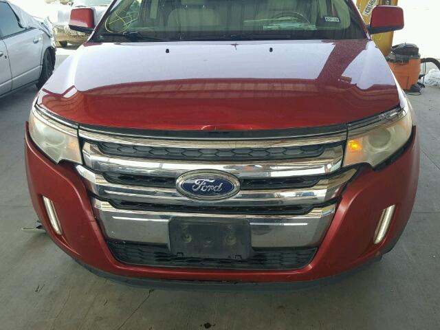 2FMDK3KC8BBA17274 - 2011 FORD EDGE LIMIT RED photo 9