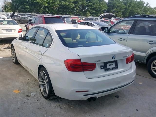 WBA8D9C59JA608241 - 2018 BMW 330 XI WHITE photo 3