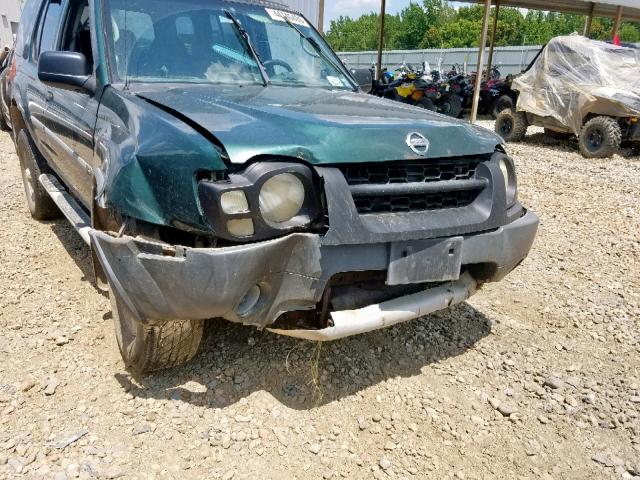 5N1ED28YX2C526889 - 2002 NISSAN XTERRA XE GREEN photo 9