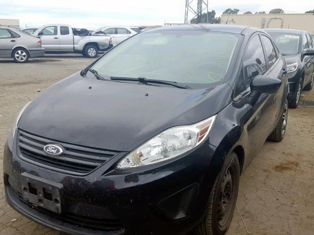 3FADP4AJ1DM132446 - 2013 FORD FIESTA S BLACK photo 2