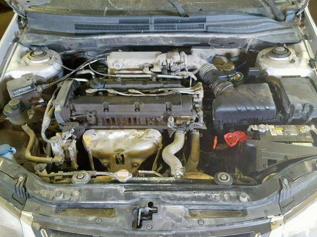 KNAFE221995645501 - 2009 KIA SPECTRA EX SILVER photo 7