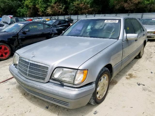 WDBGA43E1TA318782 - 1996 MERCEDES-BENZ S 420 SILVER photo 2