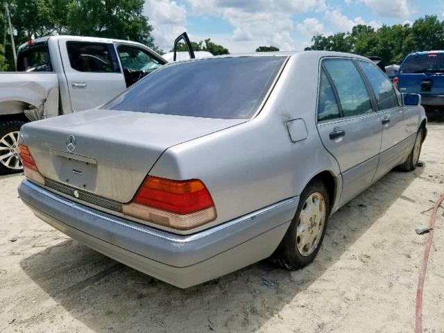 WDBGA43E1TA318782 - 1996 MERCEDES-BENZ S 420 SILVER photo 4