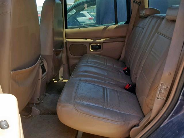 1FMDU34E5XZB36672 - 1999 FORD EXPLORER BLUE photo 6