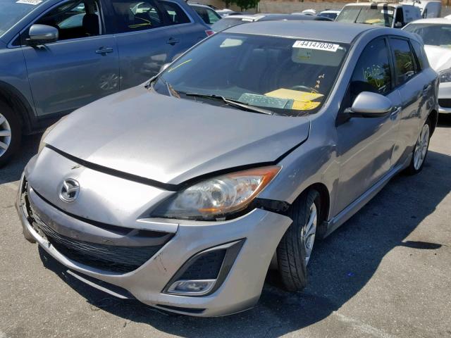 JM1BL1K66B1434525 - 2011 MAZDA 3 S GRAY photo 2