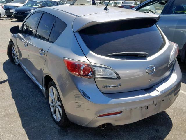 JM1BL1K66B1434525 - 2011 MAZDA 3 S GRAY photo 3