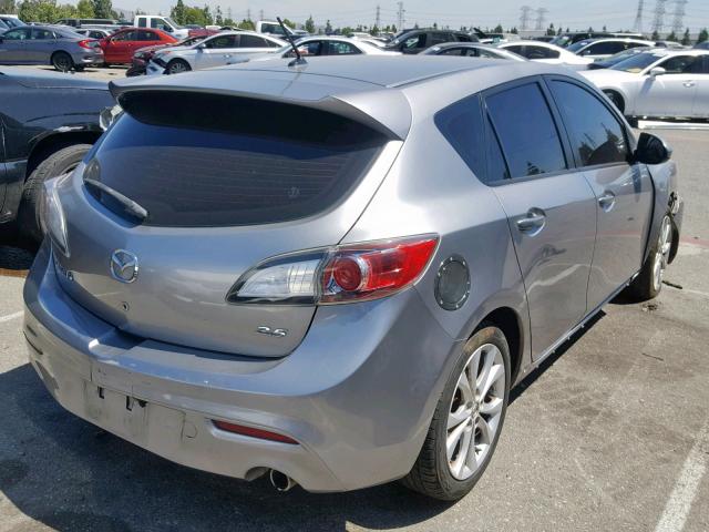 JM1BL1K66B1434525 - 2011 MAZDA 3 S GRAY photo 4