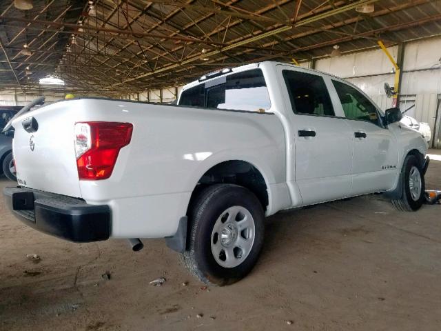 1N6AA1EK4KN519637 - 2019 NISSAN TITAN S WHITE photo 4