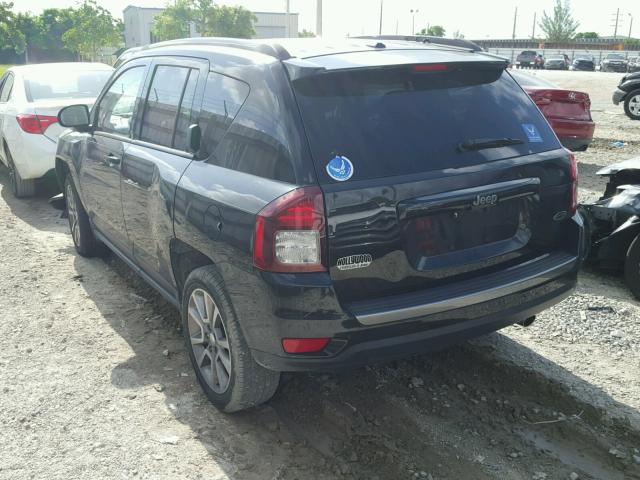 1C4NJCBA2GD731915 - 2016 JEEP COMPASS SP შავი ფოტო 3