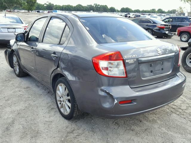 JS2YC5A24B6304106 - 2011 SUZUKI SX4 LE GRAY photo 3