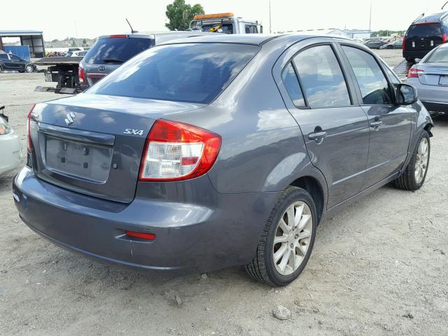 JS2YC5A24B6304106 - 2011 SUZUKI SX4 LE GRAY photo 4