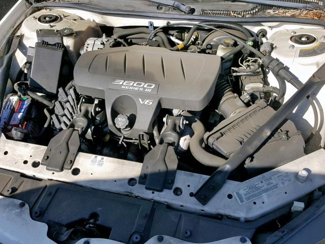 2G2WP522841138644 - 2004 PONTIAC GRAND PRIX WHITE photo 7