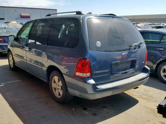 2FMZA51636BA26499 - 2006 FORD FREESTAR S BLUE photo 3