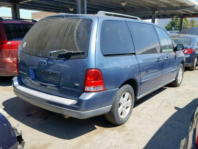 2FMZA51636BA26499 - 2006 FORD FREESTAR S BLUE photo 4