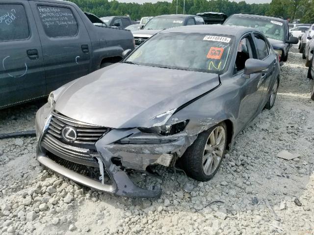 JTHBF1D29E5018322 - 2014 LEXUS IS 250 GRAY photo 2