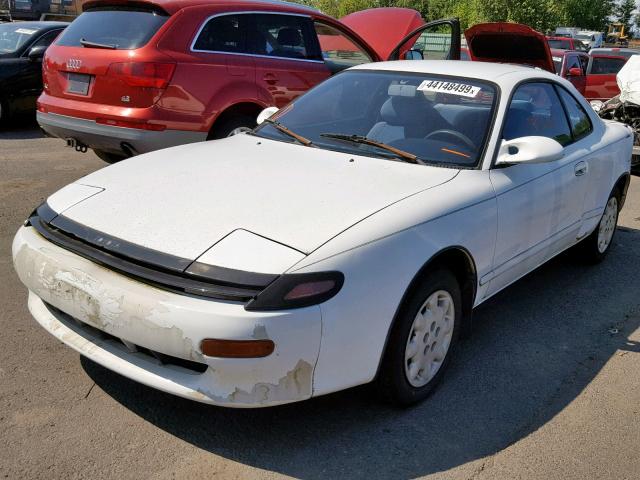 JT2ST87F6L0001076 - 1990 TOYOTA CELICA GT WHITE photo 2