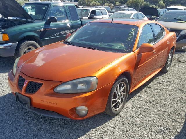 2G2WR524841127946 - 2004 PONTIAC GRAND PRIX ORANGE photo 2