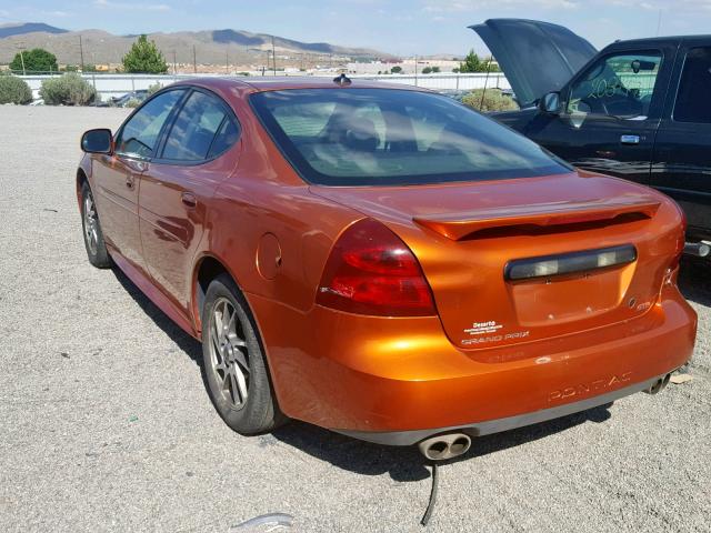 2G2WR524841127946 - 2004 PONTIAC GRAND PRIX ORANGE photo 3